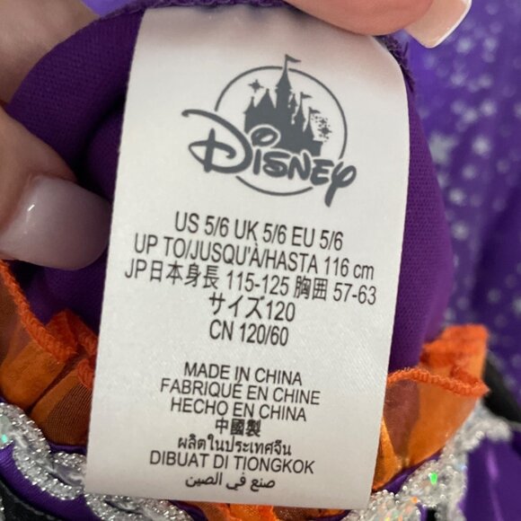 Disney Minnie Mouse Magical Witch Halloween Costume Girls 5/6 Parks Dress Up - Picture 5 of 9
